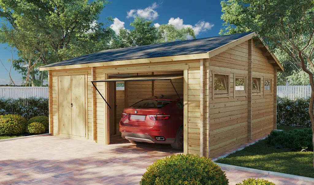 Wooden Garages garden building