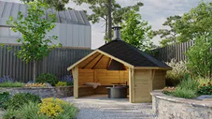 BBQ Huts garden building