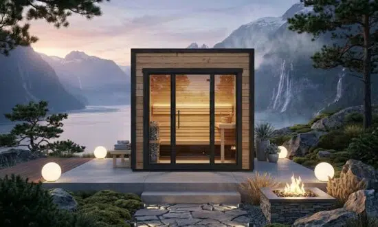 Outdoor sauna Lyse
